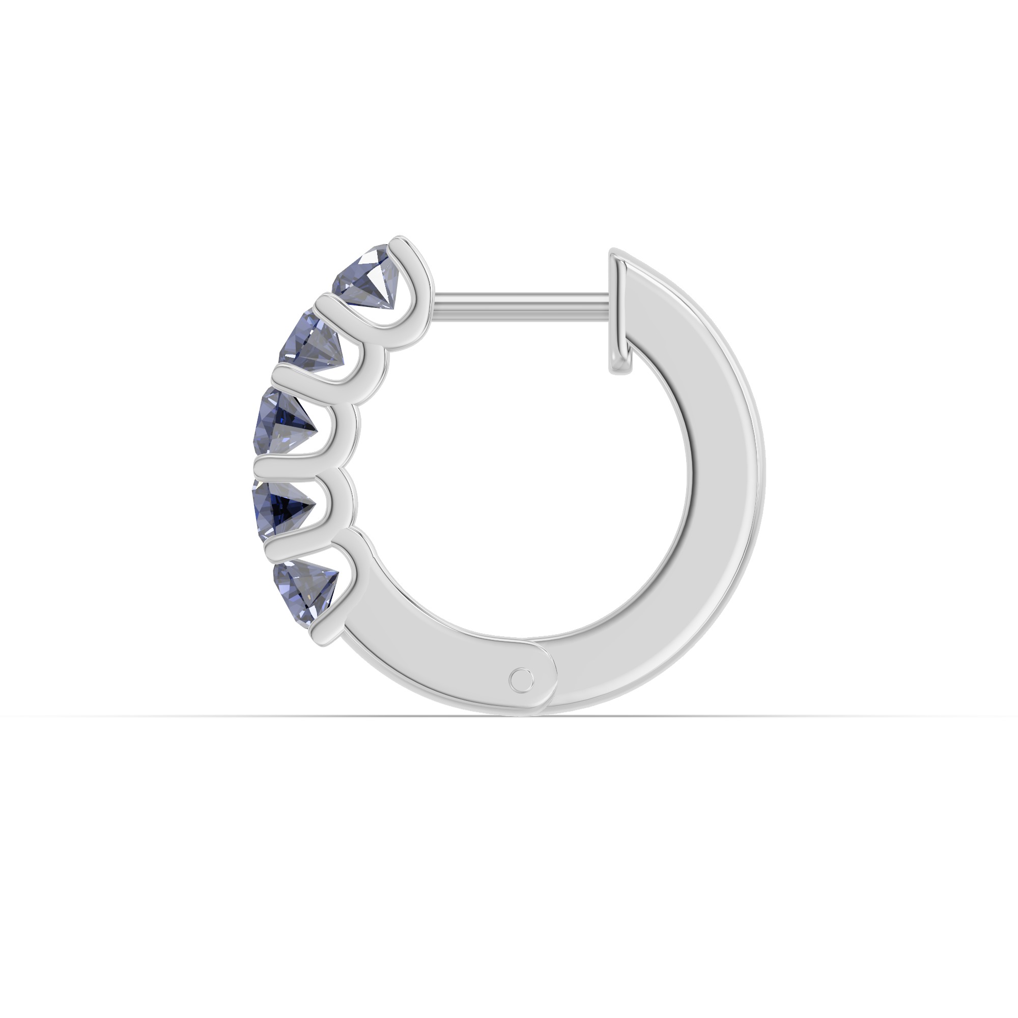 Sapphire Huggie Earrings
